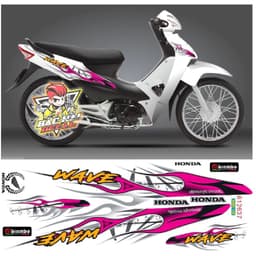 Tem WAVE 110 tem rời mẫu zin  mới tem 3 lớp decal cao cấp 1