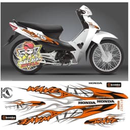 Tem WAVE 110 tem rời mẫu zin  mới tem 3 lớp decal cao cấp 5