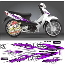 Tem WAVE 110 tem rời mẫu zin  mới tem 3 lớp decal cao cấp 7