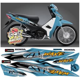 Tem WAVE 110 tem rời mẫu zin  2017-2024 mới tem 3 lớp decal cao cấp 5