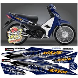 Tem WAVE 110 tem rời mẫu zin  2017-2024 mới tem 3 lớp decal cao cấp 4