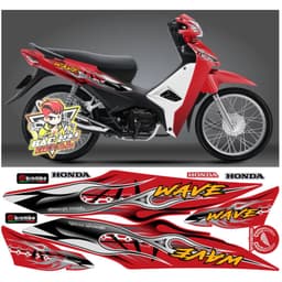 Tem WAVE 110 tem rời mẫu zin  2017-2024 mới tem 3 lớp decal cao cấp 3