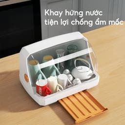 Hộp Đựng Đa Năng Có Nắp Đậy Trong Suốt, Khay Úp Cốc Ly Chén bát, Úp Bình Sữa, Chống Bụi Bẩn Côn Trùng An Toàn Sức Khỏe 2