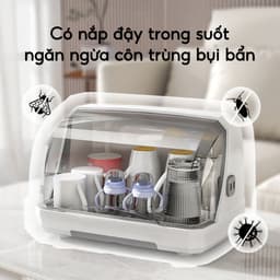 Hộp Đựng Đa Năng Có Nắp Đậy Trong Suốt, Khay Úp Cốc Ly Chén bát, Úp Bình Sữa, Chống Bụi Bẩn Côn Trùng An Toàn Sức Khỏe 3