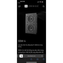 Loa Sub 8 inch ,Loa siêu trầm American McIntosh  hợp kim nhôm kim loại viền cao su siêu lớn từ tính cực kì lớn ch 7