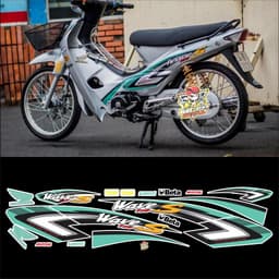 Tem WAVE  tem rời mẫu zin tem 3 lớp decal cao cấp 1