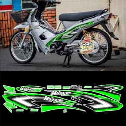 Tem WAVE  tem rời mẫu zin tem 3 lớp decal cao cấp 3