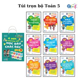 Sách - Túi Trọn Bộ Toán Học Chuyên Sâu - Học Đâu Chắc Đấy Lớp 5 - Cả năm ( 9 cuốn ) 1