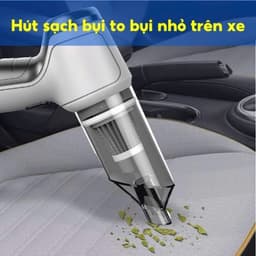 Máy Hút Bụi Mini Không Dây Lực Hút Làm Sạch Bàn Phím, Ô Tô,Nhỏ Gọn Pin Sạc Tiện Lợi 7