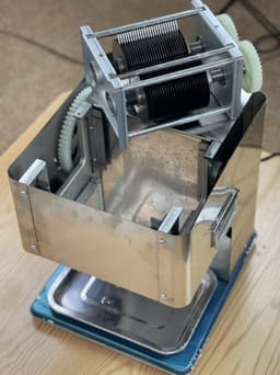 THÁO RỜI DAO - Máy xắt thịt, cắt mỡ hạt lựu, thái bì tai heo thịt heo thịt bò tươi sống và tái chín 6