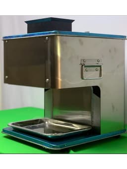 THÁO RỜI DAO - Máy xắt thịt, cắt mỡ hạt lựu, thái bì tai heo thịt heo thịt bò tươi sống và tái chín 7