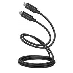 Cáp sạc nhanh type c to type c HyperDrive Thunderbolt 4 2M 8K 40Gbps công suất 100W 2