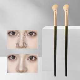 Cọ Đánh Khối Mũi DOLLY COSMETICS Đầu Vát Dẹt Lông Mềm Mại Dễ Dàng Sử Dụng Tạo Hiệu Ứng 3 Chiều Tự Nhiên 2