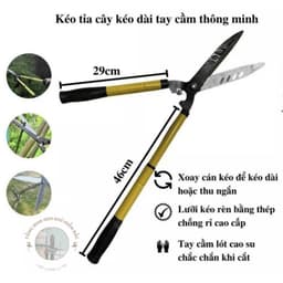 Công cụ cắt tỉa: kéo cắt cành, kéo hàng rào, kéo cắt chè, kéo cắt cỏ điều chỉnh chiều dài. 7