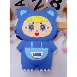 [Mới] Túi xách silicon đeo chéo cho bé đựng lì xì hình bé ba baby three 3