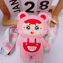 [Mới] Túi xách silicon đeo chéo cho bé đựng lì xì hình bé ba baby three 2