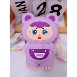 [Mới] Túi xách silicon đeo chéo cho bé đựng lì xì hình bé ba baby three 5