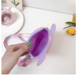 [Mới] Túi xách silicon đeo chéo cho bé đựng lì xì hình bé ba baby three 7