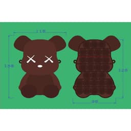 [Mới] Túi xách silicon đeo chéo cho bé đựng lì xì hình bé ba baby three 8