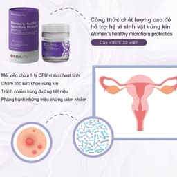 Men Vi Sinh  Arravite Microflora Probiotic- Men Phụ Khoa Dạng Viên Uống Giúp Các Vấn Đề Về Ngứa Ngáy Khó Chịu Cho Cơ Thể 5