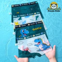 Combo 4 quần sịp đùi dạng lưới họa tiết Người Nhện dễ thương quần lót bé trai thoáng khí chất thun lạnh Cherikids 7