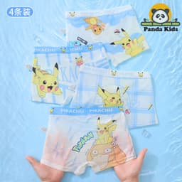 Combo 4 quần sịp đùi dạng lưới họa tiết Người Nhện dễ thương quần lót bé trai thoáng khí chất thun lạnh Cherikids 6