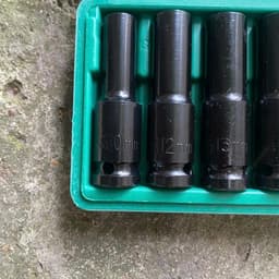 Bộ 10 đầu khẩu dài 1/2 từ 8-24 cường lực dùng cho máy siết bulong 1/2 hàng loại 1 7