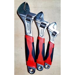 Mỏ lết tay cầm cao su, Thép xịn chống rỉ. Đủ cỡ 8'' - 200mm, 10'' - 250mm, 12'' - 300mm 6