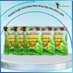 Combo 5 gói cám chim tổng hợp Nam Phở cho các loại chim, cam kết chính hãng 1