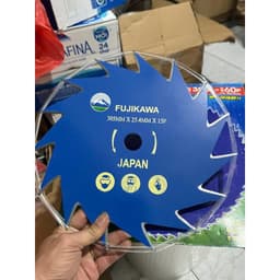 DAO CẮT CỎ, LƯỠI CẮT LÚA TRÒN. MÀU XANH. 305MM - 25,4MM - 15P ( RĂNG) ( Đã mài rồi) 1