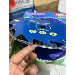DAO CẮT CỎ, LƯỠI CẮT LÚA TRÒN. MÀU XANH. 305MM - 25,4MM - 15P ( RĂNG) ( Đã mài rồi) 8