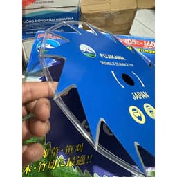 DAO CẮT CỎ, LƯỠI CẮT LÚA TRÒN. MÀU XANH. 305MM - 25,4MM - 15P ( RĂNG) ( Đã mài rồi) 4