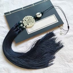 Tua Rua Treo Phong Thủy Chữ Phước Giả Ngọc 3 Đuôi - Khánh Treo Cổ Phong Thả Ba Tua Trang Trí Nhà Cửa, Xe Hơi, Quà Tặng 3