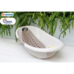 Thau Tắm Trẻ Em VIỆT NHẬT HOKORI 2201/02, Chậu Tắm Cho Bé Sơ Sinh Hàng Cao Cấp - DOMUS 7