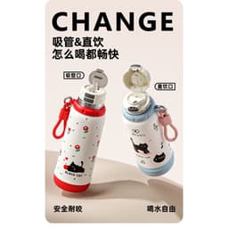 BÌNH GIỮ NHIỆT BLACK CAT INOX 316 CAO CẤP – 2 PHONG CÁCH UỐNG CÓ QUAI XÁCH TIỆN LỢI – DUNG TÍCH 550ML / 750ML 5