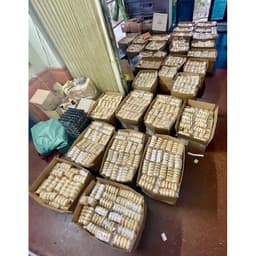 [Bánh Chay] Bánh nướng Huy Hoàng - Cao Bằng 1 túi 5 cái. Nhân đậu xanh và nhân thập cẩm. 8