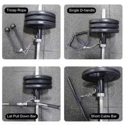 Guool T Row Đính kèm Bent trên các bài tập Thiết bị tập thể dục di động Nâng tạ Tập luyện sức mạnh 6