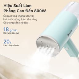 Simplus Pink Bàn Là Hơi Nước Cầm Tay 210ml - Có thể gập gọn mang đi du lịch GTJH016 - Bảo Hành 1 Năm 1 Đổi 1 6