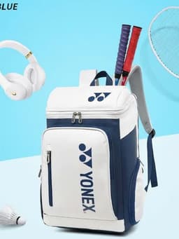 { HỎA TỐC } Balo cầu lông chống nước YONEX 1408 Chất liệu Da PU Cao Cấp 7