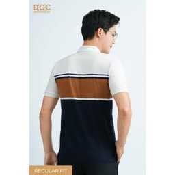 Áo Polo Ngắn Tay DGC Dáng Suông Kẻ Ngang, Áo Xẻ Sườn Trẻ Trung - SAPBE03M 4