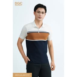 Áo Polo Ngắn Tay DGC Dáng Suông Kẻ Ngang, Áo Xẻ Sườn Trẻ Trung - SAPBE03M 6