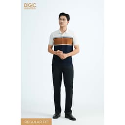 Áo Polo Ngắn Tay DGC Dáng Suông Kẻ Ngang, Áo Xẻ Sườn Trẻ Trung - SAPBE03M 5