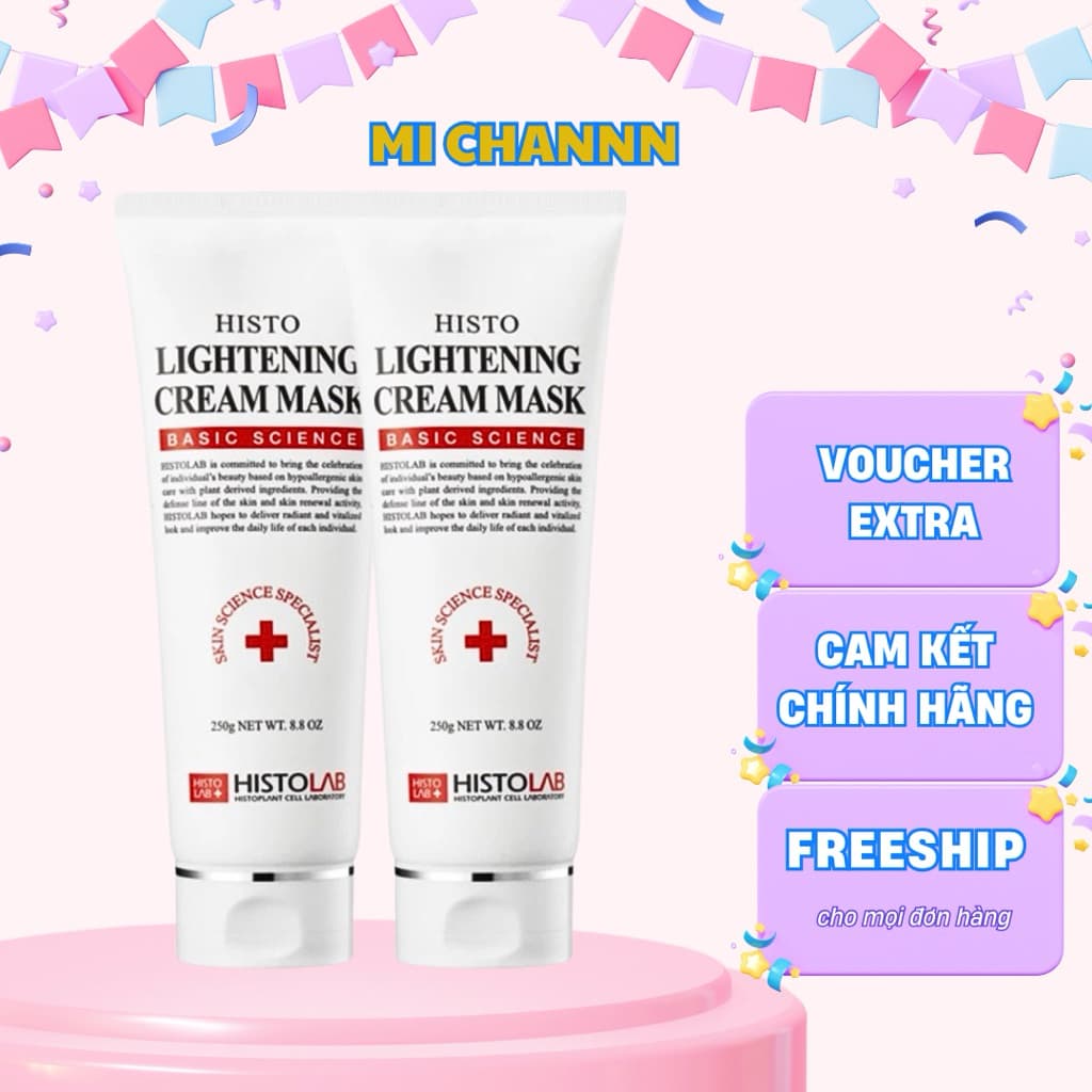 Kem Ủ Trắng Mặt Histolap Hàn Quốc 250g Chính Hãng