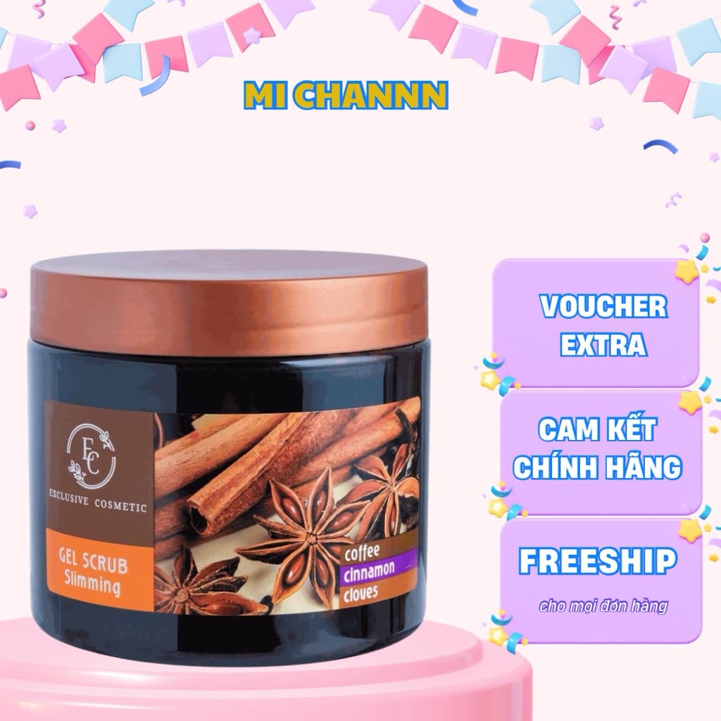 Tẩy Tế Bào Chết Body Scrub Coffee Cinnamon Clover Quế Hồi 500g