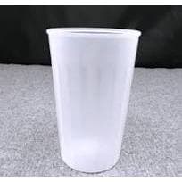 Set 10 chiếc Cốc nhựa trắng sọc, cốc uống nước, trà đá vỉa hè, nhựa Song Long 3