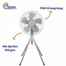 Quạt Đứng Công Suất Lớn TADAHOME ST22M1, Dùng Cho Không Gian Mở, Quán Ăn, Quán Cà Phê, Sân Vườn 3