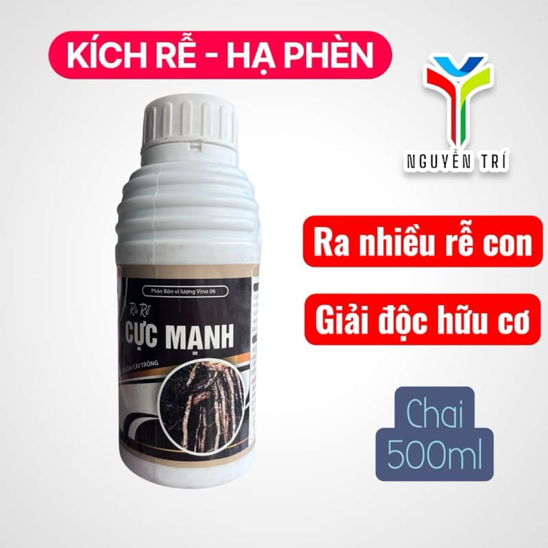 Phân Bón Ra Rễ Mạnh– Ra Rễ, Giải Độc Phèn, Giúp Cây Phát Triển Mạnh Mẽ (Chai 500ml)