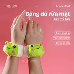 Băng Đeo Cổ Tay Rửa Mặt Chống Ướt Áo  1 Cặp 2 Cái Chất Liệu Cotton Mềm Mại Tiện Dụng, pknhatle.store 3