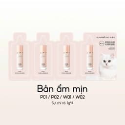 Sample gói kem nền Carslan mini kiềm dầu, cấp ẩm cho lớp nền mịn lỳ lâu trôi DOLLY COSMETICS 5