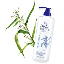Sữa Tắm Reihaku Hatomugi Body Soap Chiết Xuất Ý Dĩ Dưỡng Ẩm Và Làm Sáng Mềm Mịn Trắng Da, 800mL 7